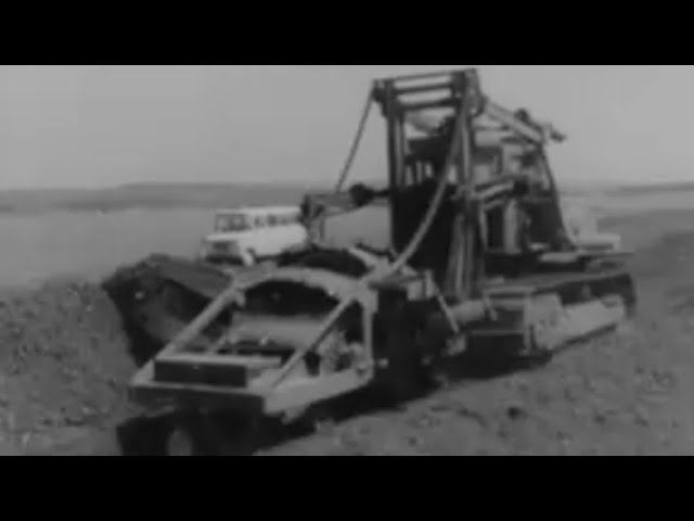 часть 3. Роторный траншеекопатель. Землеройно-транспортные машины (1973)
