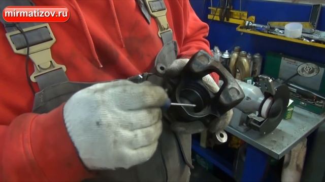 Ремкомплект суппорта Матиз. Ремонт суппорта. смотреть онлайн