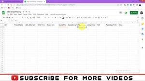 How to Make Excel Sheet For eBay - Urdu/Hindi  | Lecture 8 | eBay Dropshipping | eBay Free Course