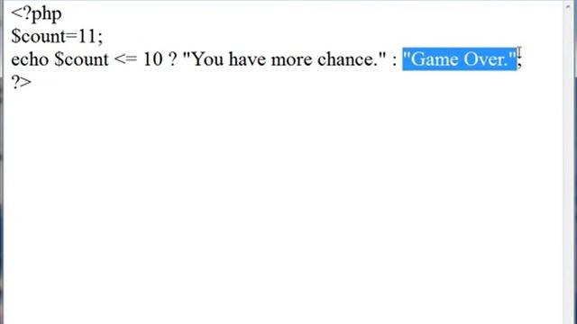 Learn PHP Tutorial in Hindi 8 ternary operator or conditional operator смотреть онлайн