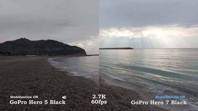 GoPro Hero 7 vs Hero 5 COMPARISON смотреть онлайн