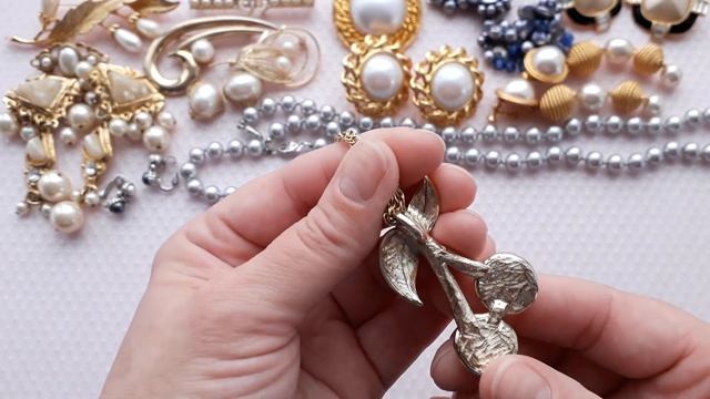 185.Распаковка жемчужноголота украшения из коллекции.