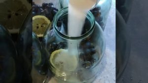 Виноградный компот на зиму без стерилизации.