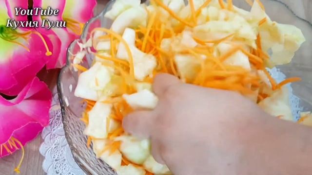 ?КОЧАН КАПУСТЫ И Одна Морковка. ! ОБАЛДЕННАЯ КАПУСТА По- КОРЕЙСКИ !? смотреть онлайн