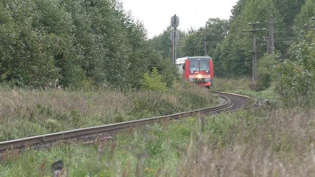 Сюрприз пассажирам в виде РА1. Пригородный поезд Псков – Великие Луки смотреть онлайн
