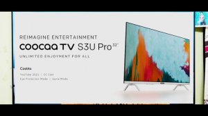 coocaa Coolita OS 1 0 smart TV OS launched, debuts in S3U Pro 32″ TV in India