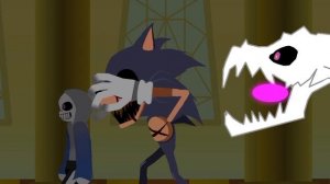 Dust Sans vs Lord X (stick nodes)