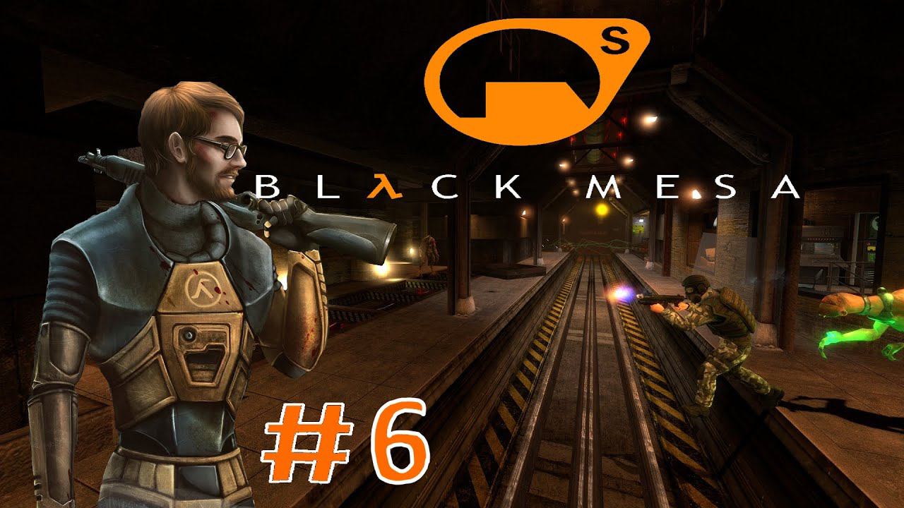 Half Life Black Mesa:Прохождение:#6 Рельсовый лабиринт.