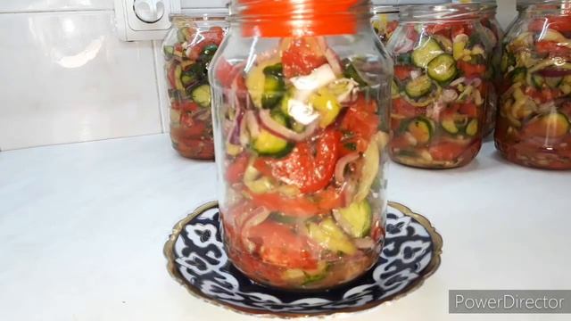 Шакароб,Узбекский Салат ШАКАРОБ На Зиму.ОБАЛДЕННЫЙ САЛАТ НА ЗИМУ смотреть онлайн