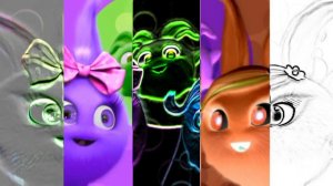 Sunny Bunnies Intro' Super Amazing 05 Different Color and very Slow Motion Effect and Overlay