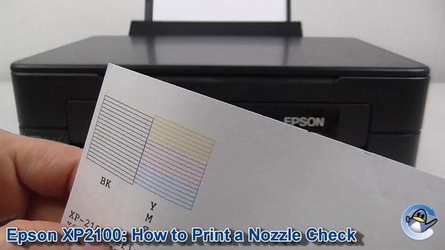 Epson Expression Home XP2100: How to Print a Nozzle Check Test Page смотреть онлайн