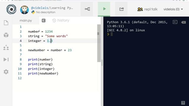 Learning Python: Part 1: Creating and Using Variables смотреть онлайн