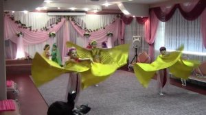 Восточнй танец с крыльями.