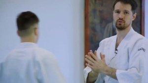 Айкидо - разбор полетов! Как делать: цки - ирими нагэ. короткая форма техники.