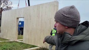 Разгрузка домокомплекта THERMOWOOD