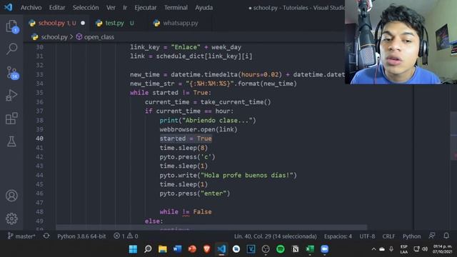 Cómo automatizar Zoom con Python ? parte 2: Envía mensajes y cierra reunión de forma automática (2) смотреть онлайн