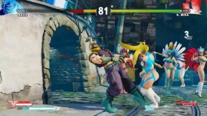 Street Fighter V / 5 - Capcom Censors R.Mika Butt Slap Super!?!?