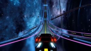 Futuristic Space Drive Screensaver 4K