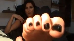Brunette Girl Foot Fetish Video
