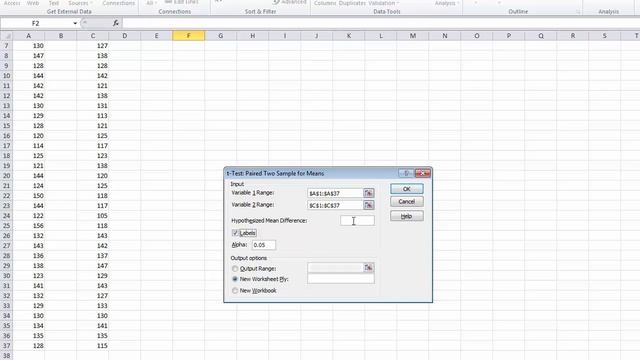 How to Use Excel-The t-Test-Paired Two-Sample for Means Tool смотреть онлайн