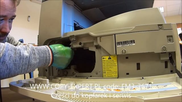 CANON IR 2016 2018 2020 2025 2030 Wymiana Wywoływaczki Gdy Sypie Tonerem