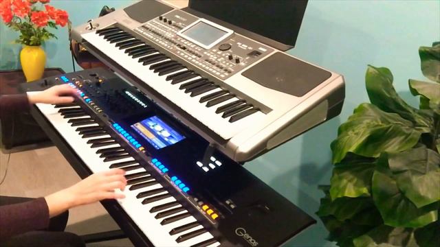 GIMME GIMME GIMME -ABBA- Cover on Yamaha Genos смотреть онлайн