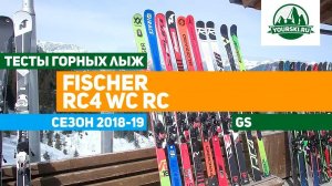 Тесты горных лыж Fischer RC4 WC RC