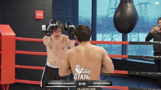 Метро «Люблино» Работаем vs Швед! Полный бой в стойке! смотреть онлайн