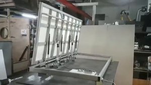 Напольный люк АМО с электроприводом (обычное открывание)