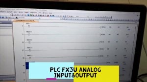 PLC FX3U Board Analog Input & Output : miniature innovation
