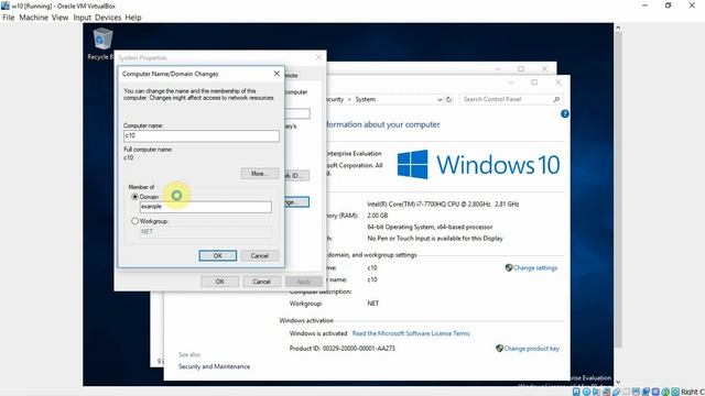 29 How to Join Computer to a Domain | Demo 1 | Active Directory | Windows Server 2016 Tutorial смотреть онлайн
