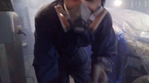 бюджетная покраска авто самому,дешовыми материалами,гаражная покраска