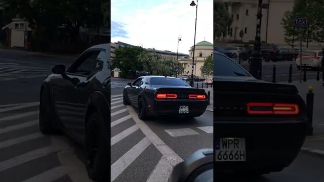 CRAZY LOUD Dodge Challenger SRT Hellcat — Sound in Warsaw