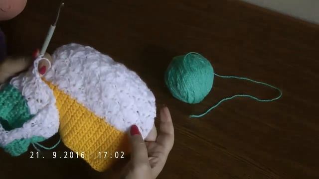 Ещё одна оригинальная шапочка для малыша