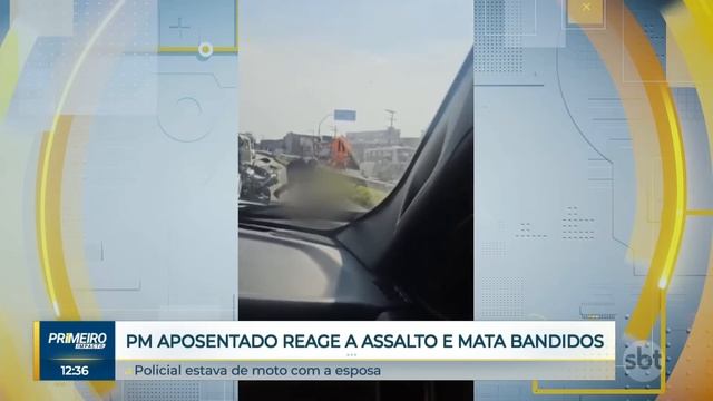 PM aposentado reage a mata dois bandidos durante tentativa de assalto | Primeiro Impacto (13/11/23) смотреть онлайн