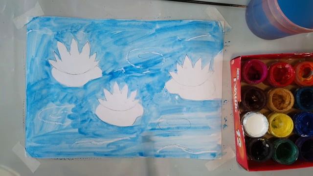 Как нарисовать лотосы, кувшинки смотреть онлайн