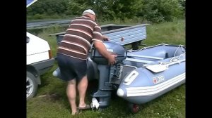 Обзор лодки пвх  ЮКОНА и ЯМАХА 9,9 от реального владельца!!!!!!!!!