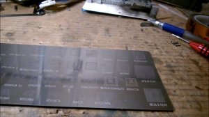 Reballing BGA через некачественные трафареты