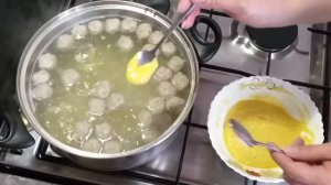 Ну ОЧЕНЬ вкусный супчик С КЛЁЦКАМИ и ФРИКАДЕЛЬКАМИ