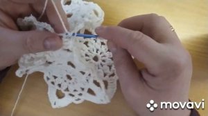 Как соединить ажурные вязаные крючком квадраты, мотивы