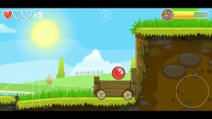 Красный Шар - мод на игру БОССОМ на уровне ! Red Ball 4 mod 100 square шарик от Спуди ! 2