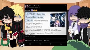 Boruto two blue vortex react to Boruto || BoruSara || KawaSumi