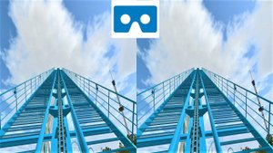 Roller Coaster 26 3D SBS VR box Американские Горки видео для VR очков