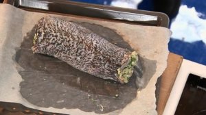 Фаршированная щука с соусом из раковых шеек