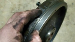 замена венца на маховике. отдал в расточку блок...