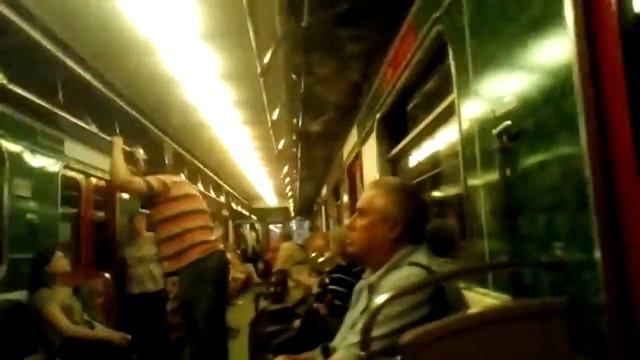 Поездка на поезде метро Еж3 Fifa от станции Планерная до станции Сходненская смотреть онлайн