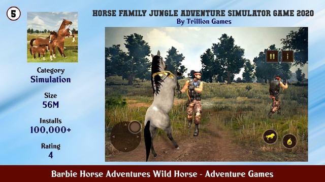 Top 10 Barbie Horse Adventures Wild Horse Android Games смотреть онлайн