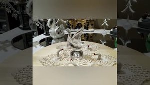 Посуда. Советский фарфор. Изделия из стекла. Моë "Лебединое озеро".