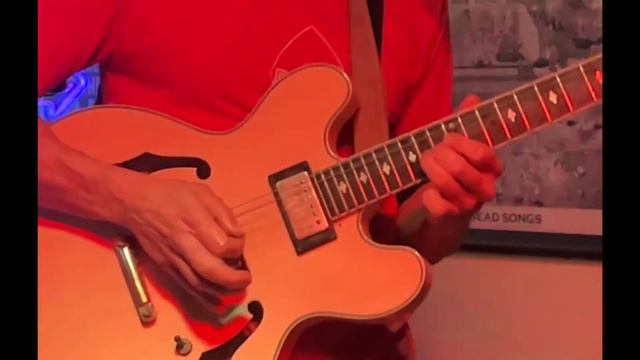 Blues Guitar solo, Tube Screamer, 64 Fender Super Reverb amp, live mixing board mix - #bluesrock смотреть онлайн