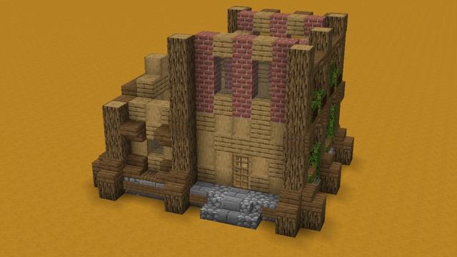 СРЕДНЕВЕКОВЫЙ ДОМ за 3 Минуты в Майнкрафте! смотреть онлайн